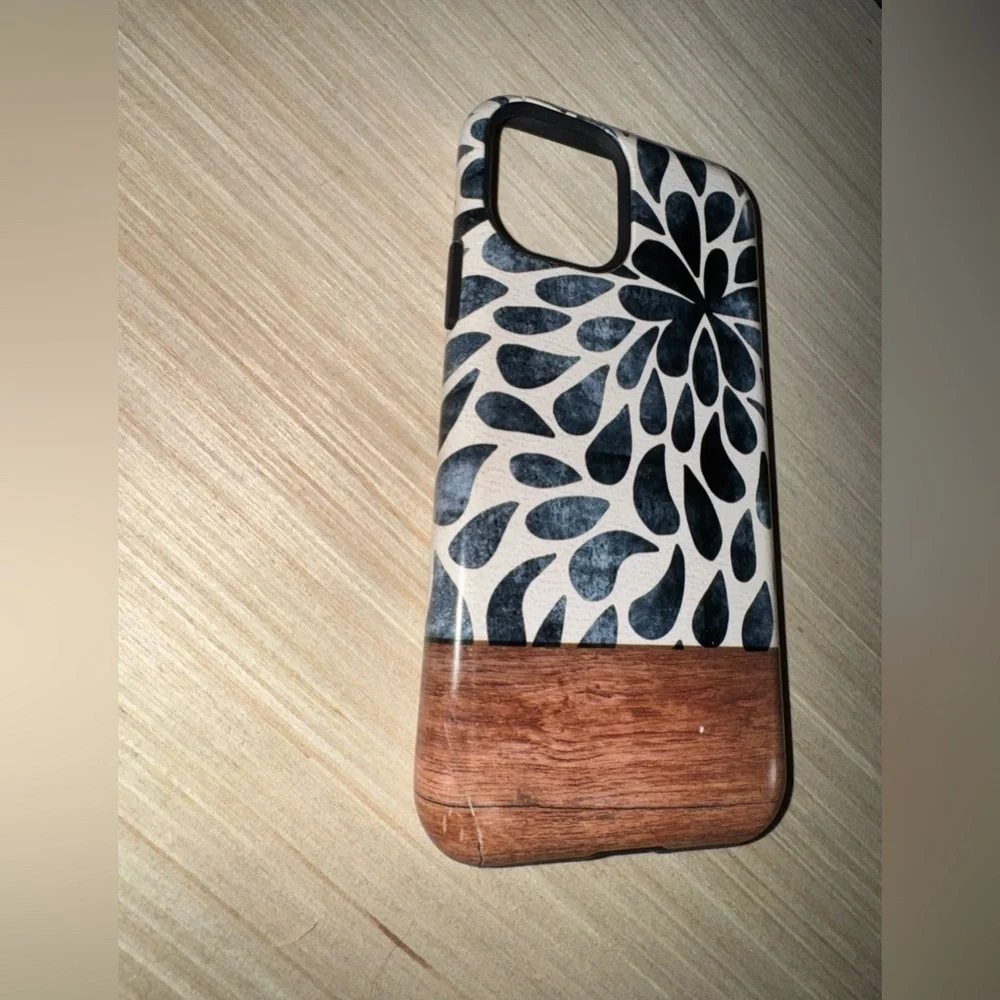 iPhone 11 Pro phone case TOUGH blue drips Matte finish
